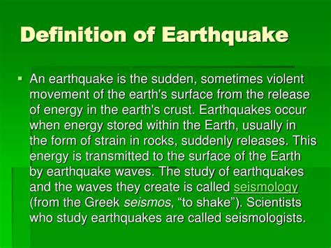temblor definition